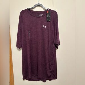 Under Armour Men's Heathered Maroon Tee
